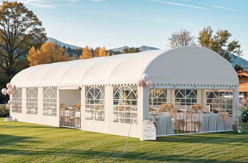 20x40FT Party Tent Outdoor Wedding Event Shelters Arch Top in 20x40FT, alternate view 2