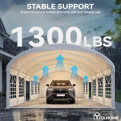 20x40FT Party Tent Outdoor Wedding Event Shelters Arch Top in 20x40FT, alternate view 5