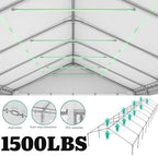 20x60FT Party Tent Heavy Duty Wedding Tent Event Shelters in 20x60FT, alternate view 5