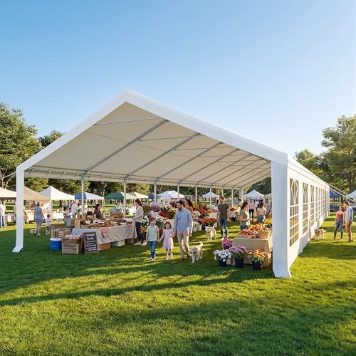20x60FT Party Tent Heavy Duty Wedding Tent Event Shelters in 20x60FT, alternate view 6