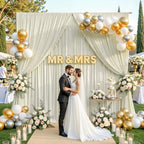 20x8ft Beige Backdrop Curtain for Parties Wrinkle Free Fabric Backdrop Curtain Wedding Photo Backdrop Drapes for, alternate