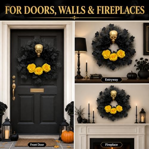 21 Inch Artificial Christmas Wreath for Front Door, Handcrafted Winter Wreath with Red Cardinal Birds, Red, alternate view 4