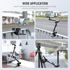 21" Magic Arm Camera Mount with Super Clamp, Overhead Desk Mount with 360° Dual Ball Head, 1/4" 3/8" 5/8" Stud, alternate