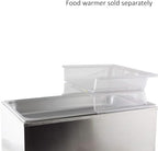 21" x 13" x 3" Full Size Polycarbonate Hinged Dome Cover Opens on both ends Clear Color- Food Pan Cover Pastry, alternate