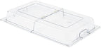 21" x 13" x 3" Full Size Polycarbonate Hinged Dome Cover Opens on both ends Clear Color- Food Pan Cover Pastry, alternate