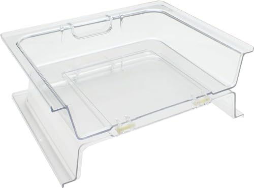 21" x 13" x 3" Full Size Polycarbonate Hinged Dome Cover Opens on both ends Clear Color- Food Pan Cover Pastry, alternate