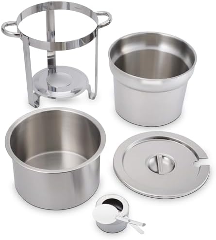 211 Stainless Steel Marmite Soup Chafer 11qt Round W/ Cover & Fram, alternate view 2