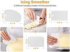 22 Aluminum Cake Stand Turntable Set for Decorating Baking Kit, 12" in Silver, alternate view 7