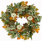 22'' Fall Wreaths for Front Door Autumn Wreath for Home Decor