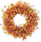 22 Inch Fall Wreaths for Front Door Boho Fall Wreath Autumn Wreath
