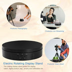 22 lbs Motorized Rotating Display Stand for Jewelry, 360 Degree, Automatic Mute Rotating Display Stand, alternate view 4