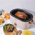 22Qt. Roaster Oven with Self-Basting Lid, Fits 26-lb. Turkey, Adjustable Temperature Settings, Keep Warm, alternate view 2
