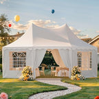 22x16FT Heavy Duty Party Tent, Upgraded Wedding Tent Event Shelter in 22x16FT, alternate view 7