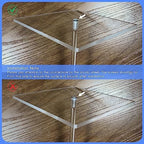 23.6" Clear Acrylic Balloon Stand for Table Centerpiece, 4 Pack in 10ft wide & 7.5ft high in White, alternate view 4
