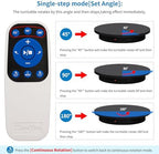 23.6In Remote Large Motorized electric turntable Rotating platform Photography Turntable Motorized lazy susan, alternate view