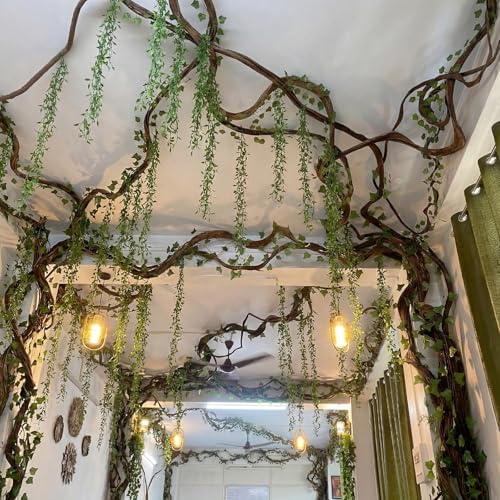 23 Pcs Artificial Hanging Vines, Jungle Party Decorations, alternate view 3