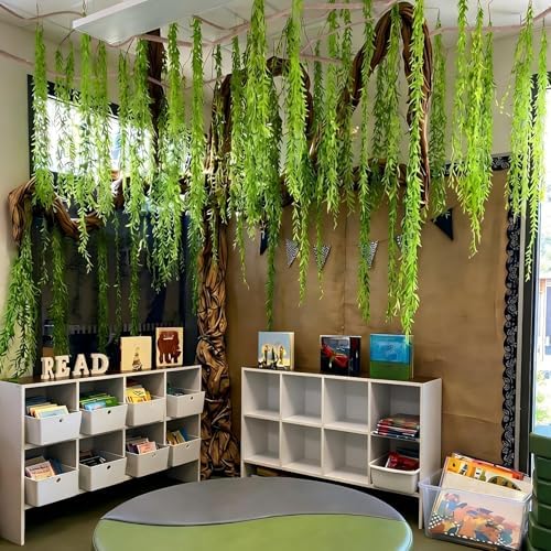 23 Pcs Artificial Hanging Vines, Jungle Party Decorations, alternate view 5