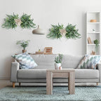 24" Floral Swag for Front Door Greenery Teardrop Swag Eucalyptus Swag Summer Wreath with Eucalyptus Olives, alternate view 6