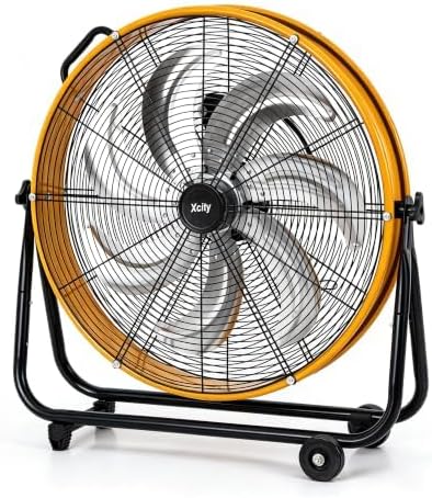 24 Inch Industrial Drum Fan with 8700 CFM 3-Speed Control