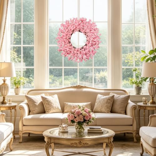 24 Inch Spring Wreaths for Front Door Large Easter Valentines, alternate view 5