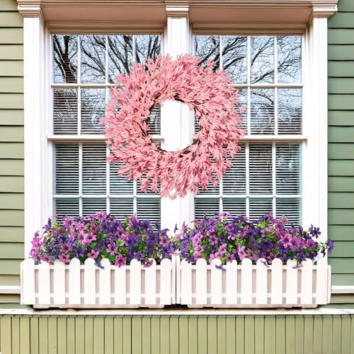 24 Inch Spring Wreaths for Front Door Large Easter Valentines, alternate view 6