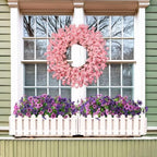 24 Inch Spring Wreaths for Front Door Large Easter Valentines, alternate view 6