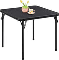 24" Kids Folding Card Table, Soft Padded Top, 1 Piece, Black in Black