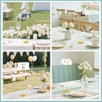 24 Pack 12 Inch Steel Place Card & Table Number Holders, Gold in Gold 24PK, alternate view 5