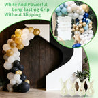 24 Pack Balloon Arch Clips for Backdrop, 3.5 Inch White Spring Clamp, alternate view 4