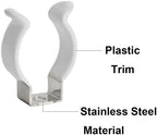 (24-Pack) T8 U Clips Holder Bracket for 8FT LED Light Bulbs, LED Fluorescent Tube Replacement Mounting, alternate view 6