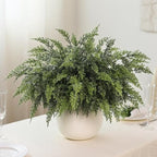 24 Pcs 18"Artificial Lifelike Touch Christmas Cedar Branches for Vase Decor, alternate view 2