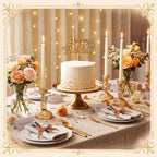24 Pcs Amber Taper Candle Holders 4'' Tall Candlestick Glass Holders Bulk Stripe Decorative Stand Wedding Stick, alternate