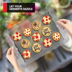 (24 Pcs) Clear Plastic Serving Tray 9x13, Large Plastic Serving Platter Disposable, Rectangle Party Trays and, alternate view