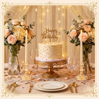 24 Pcs Gold Taper Candle Holders 4'' Tall Candlestick Glass Holders Bulk Stripe Decorative Stand Wedding Stick, alternate