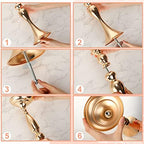 24 Pcs Gold Wedding Flower Stand 20" Wedding Centerpiece for Table in Gold, alternate view 5