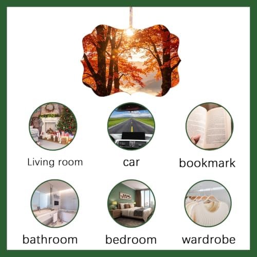 24 pcs Metal Sublimation Ornament Blank, Double Sided Sublimation Ornaments, alternate view 5
