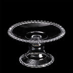 24 Pcs Mini Cake Plate Stand, Plastic Single Cupcake Holder Serving Plate, Clear Small Dessert Display Stand, alternate view