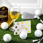 24 Pcs Resin Golf Base Centerpieces Place Card Holder Golf Ball Shaped Table Number Holder Name Place Photo, alternate view 2