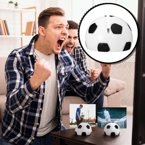 24 Pcs Resin Soccer Base Centerpieces Place Card Holder Soccer Shaped Table Number Holder Name Place Photo Stand, alternate