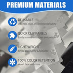 24 Pcs Silver Shimmer Wall Backdrop Panels for Party Decoration, alternate view 4