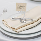 24 Pcs Silver Wire Place Card Holders Table Number Stands in silver, alternate view 2