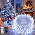 240LED 88FT Christmas String Lights Voice Controlled Remote, Cool White in Cool White