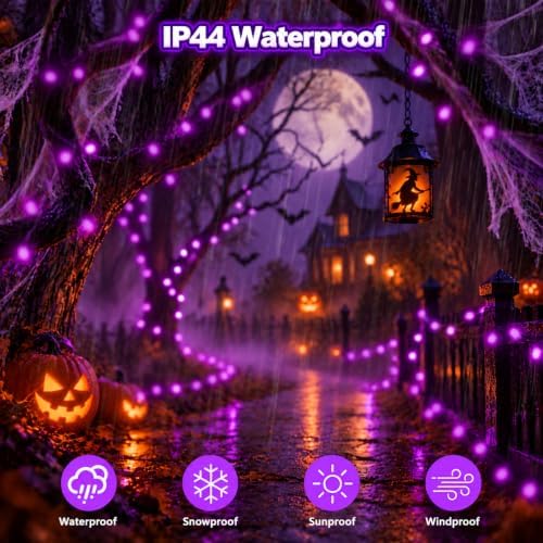 240LED 88Ft Connectable String Lights Indoor Outdoor Clear Wire, alternate view 4
