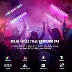 240W Stage Wash Light Bar - 448LEDs RGBWA DMX Light Bar by DMX Master-Slave Control 32 RGB & 12 White & 12 Amber, alternate