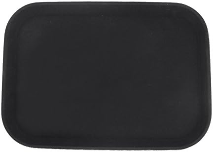 24883 Restaurant Grade Non-Slip Tray, Plastic, Rubber Lined, Rectangular, 10-Inch x 14-Inch, Brown (Pack of 2), alternate