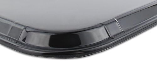 24883 Restaurant Grade Non-Slip Tray, Plastic, Rubber Lined, Rectangular, 10-Inch x 14-Inch, Brown (Pack of 2), alternate