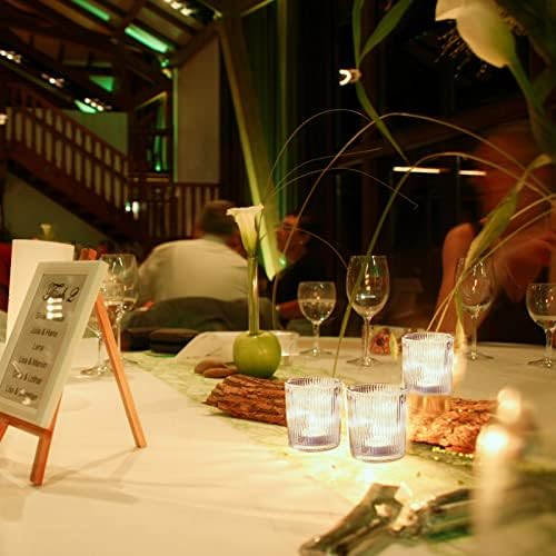 24pcs Clear Candle Holder Wedding Centerpieces for Tables Decorations in Clear, alternate view 6