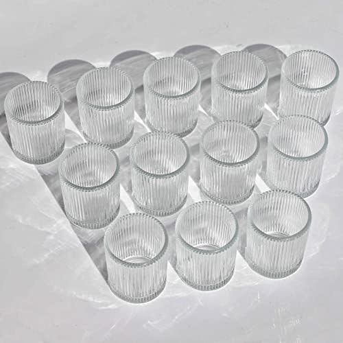 24pcs Clear Candle Holder Wedding Centerpieces for Tables Decorations in Clear, alternate view 7