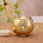 24PCS Gold Votive Candle Holders for Table Centerpieces in Gold, alternate view 2
