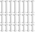 24Pcs Roman Column Cake Stand Set, 3 Sizes Tier Separator Support Stands, Multi-Layer Pillars for Wedding and